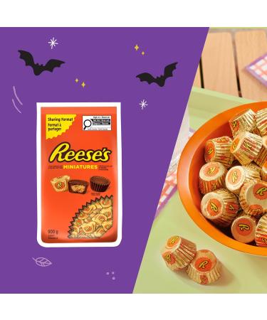 REESE'S Bulk Chocolate - Chocolate Candy Peanut Butter Cups Minis Holiday Candy Individually Wrapped Candy For Sharing 900g - Buy Online on SooperMarket.com