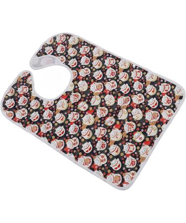 Adult Foldable Bib Soft Clothing Protector Bib for Dinner (Cat) - Buy Online on SooperMarket.com