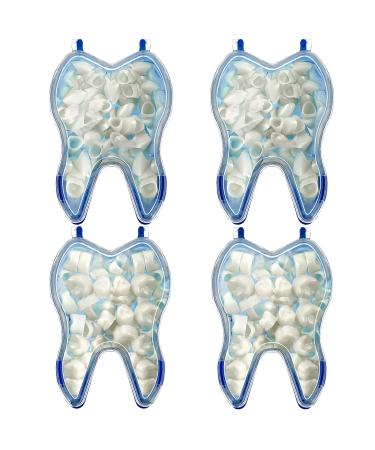 Resin Teeth Veneers Mixed Dental Temporary Teeth Front and Molar Posterior Teeth for Halloween Cosplay Party Makeup Scary Theme Party Costume Filling Fix Missing Broken Tooth (200 Pieces)