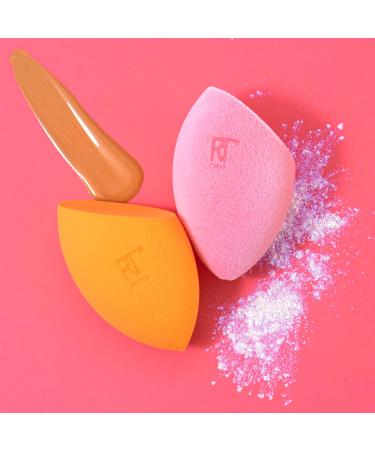 Real Techniques Miracle Complexion Sponge & Miracle Powder Sponge Duo Pack for Foundation & Powders 1 count (Pack of 1) - Buy Online on SooperMarket.com
