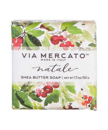 European Mercato Natale Shea Butter Soap Set | 4 x 50g Soaps - Luxurious Skincare - Buy Online on SooperMarket.com