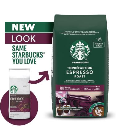 Starbucks Espresso Roast Ground Coffee 340 Grams (pack of 6) Espresso Dark Roast 6 Count - Buy Online on SooperMarket.com