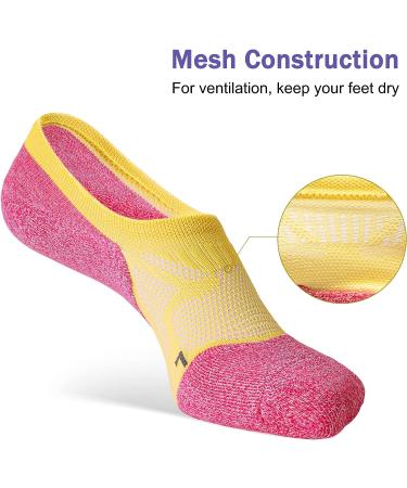 THATISHE No Show Women's Athletic Cushioned Running Socks - 5 Pairs, Medium - Buy Online on SooperMarket.com