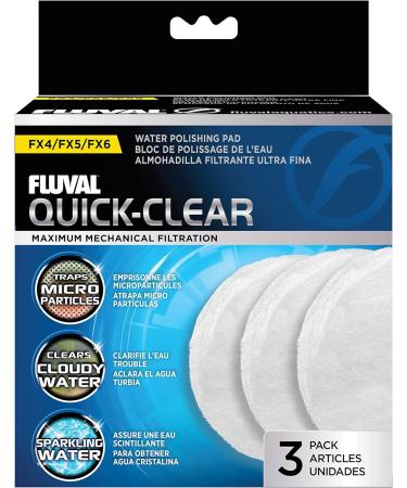 Fluval Foam Cartridge for FX4 FX5 & FX6 - 3 Pack Fine Filter Vlies Bundle | International Shipping Available - Buy Online on SooperMarket.com