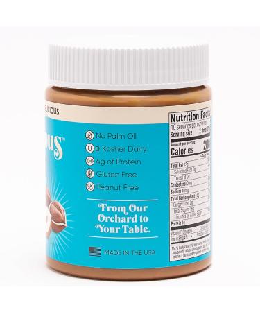 Hazelnut Butter Spread - Nutlicious 13 oz | Silky Smooth No Palm Oil 4g Protein Made in USA - International Shipping Available - Buy Online on SooperMarket.com