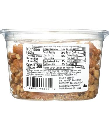 Aurora Organic Walnut Halves - 7 oz | Premium Quality & Healthy Snack - Buy Online on SooperMarket.com