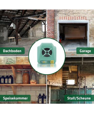 Effective Pest X Repel Ultrasound - Animal Defense Device for Mice Rats Cats & Dogs | 360 m Coverage - Buy Online on SooperMarket.com