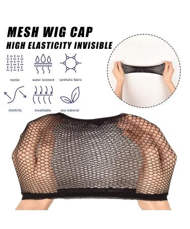 Smilco 10-Piece Mesh Wig Cap Net for Women - Black Fishnet Hair Net - Buy Online on SooperMarket.com