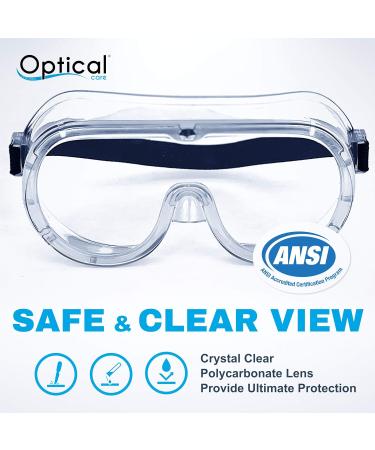 FDA Registered Medical Safety Goggles - Anti-Fog, Splash Proof Eye Protection for Labs and Nurses - Buy Online on SooperMarket.com