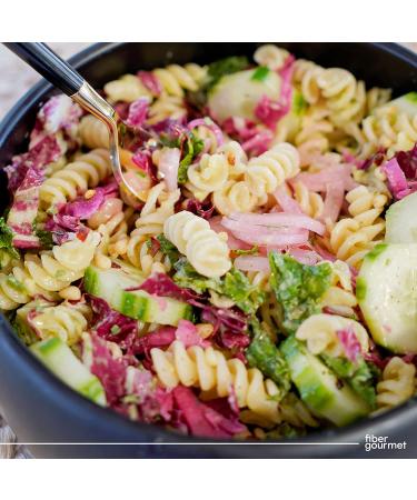Fiber Gourmet Light Rotini Pasta - Low Calorie & Fiber-Rich - Made in Italy - Non-GMO, Kosher, Vegan - 8 Oz (Pack of 2) - Buy Online on SooperMarket.com