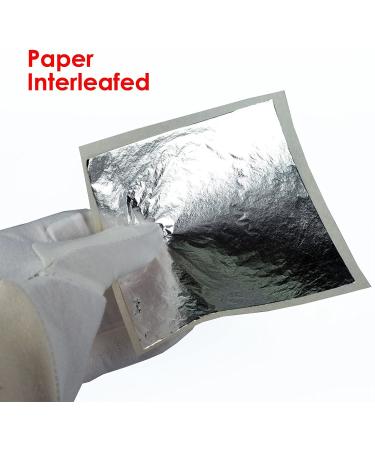 Edible Genuine Silver Leaf Sheets by Barnabas Blattgold - Large 4.4 - 25 Sheets - 100% Pure Silver for Culinary or Crafting Use - Buy Online on SooperMarket.com
