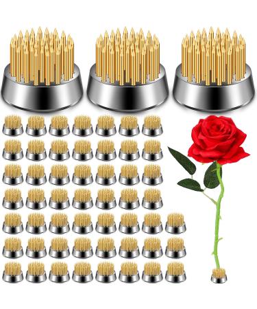 48 Pieces Flower Frogs for Arrangements Mini Round Frog Floral Frog Pins for Flower Plant Small Vase Ikebana Decoration Supplies  23 mm/ 0.9 Inch in Diameter
