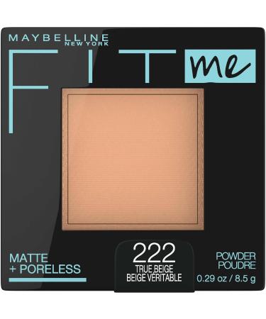 Maybelline New York Fit Me Matte Plus Poreless Powder True Beige 0.3 Ounce