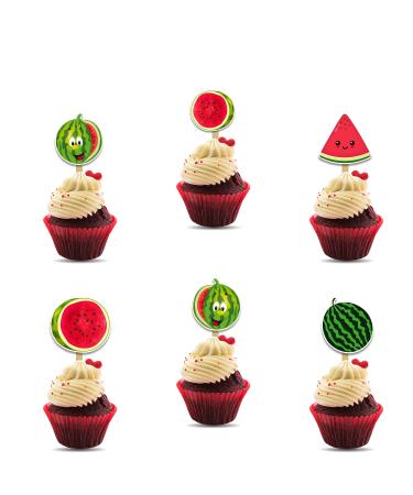 Seyal Watermelon Cupcake Topper