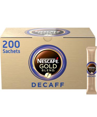 NESCAF Gold Blend Decaf Instant Coffee Sachets - 200 x 1.8 g Sticks