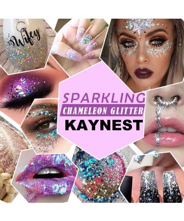 Mermaid Sequins Glitter Gel Set C - Long Lasting & Waterproof Face, Body, Hair, Nail & Eyeshadow Makeup - Buy Online on SooperMarket.com