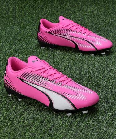 PUMA Men's Ultra Play FG/AG Football Shoe - Poison Pink White & Black - Size 41 EU - International Shipping Available - Buy Online on SooperMarket.com