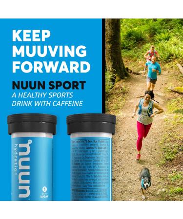 Nuun Sport + Caffeine: Electrolyte Drink Tablets Box of 4 Tubes (40 servings) Mango Orange Electrolyte Hydration Supplement Mango Orange 500 ml (Pack of 4) - Buy Online on SooperMarket.com