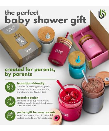 Bamboo Toddler Sippy Cup with Straw and Lid - 11.8 oz Kids Drinking Cup in Green - Buy Online on SooperMarket.com