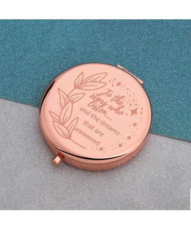 KUIYAI To The Stars Who Listen And The Dreams That Are Answered Pocket Mirror Makeup Mirror For Girls Women (to the star mirrorUK) - Buy Online on SooperMarket.com