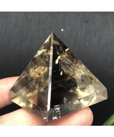 FUERLI Natural Color Gum Tawney Pyramid gem Suitable for Home Decoration Can be Used for HOMEZHOU - Buy Online on SooperMarket.com