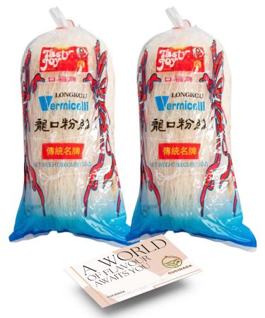 Vermicelli Glass Noodles 2 x 500g | Longkou Mung Beans Thread Vermicelli Noodles