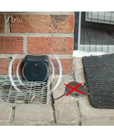 Gardigo Mobile Ultrasound Mouse Repeller - 3 Set | Battery-Operated Rodent Defense for Up to 40m Area - Buy Online on SooperMarket.com