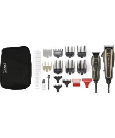 Wahl Professional 5-Star Barber Combo #56272 - 5-Star Legend Clipper and Hero T-Blade Trimmer Powerful V9000 Motor Clipper and Rotary Motor Barber Trimmer - Buy Online on SooperMarket.com