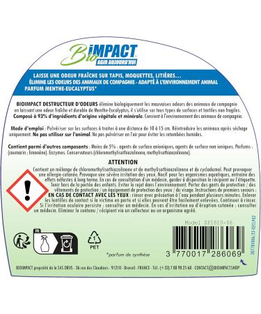 BioIMPACT Obler Shed for Cat Cubes - 750ml Enzymatic Pet Remark Remover | All Surfaces Immediate Effect No Defense Effect - Buy Online on SooperMarket.com