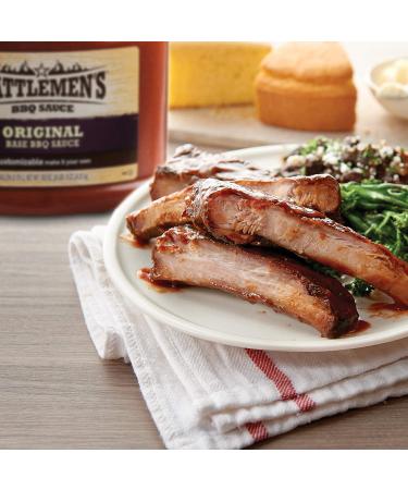 Cattlemen's Original Base BBQ Sauce 1 Gal - Customizable Barbecue Sauce for Chefs | Ideal for Ribs, Briskets, Seafood & More - 128 Fl Oz - Buy Online on SooperMarket.com