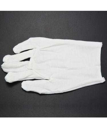 Peowuieu 12 Pairs of Gloves Made of 100% Cotton White with Moisturising Cream Lining Gloves and Healthy Music Work - Buy Online on SooperMarket.com