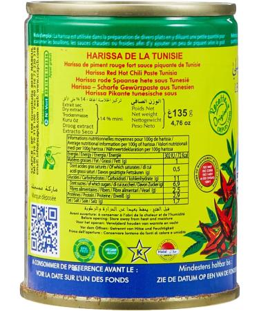 Le Phare du Cap Bon Harissa Tin 135g - Buy Online on SooperMarket.com