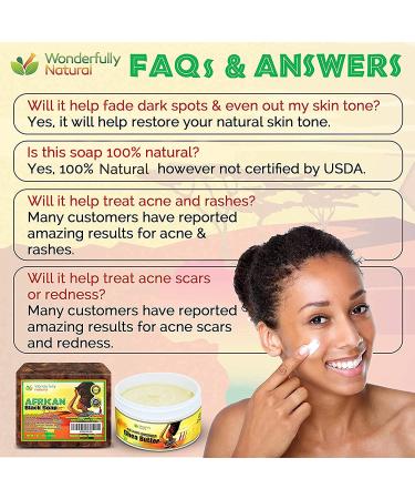 Organic African Black Soap 1lb Bar for Acne & Dark Spots | Face & Body Treatment | 60-Day Guarantee - Buy Online on SooperMarket.com