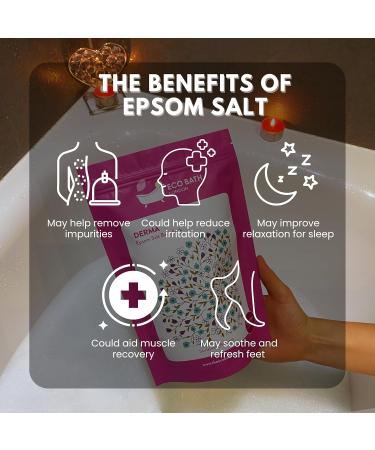 Eco Bath London Derma Bittersalz 500g - Sandalwood & Bergamot Magnesium Bath Salt for Post-Workout Relaxation - Buy Online on SooperMarket.com