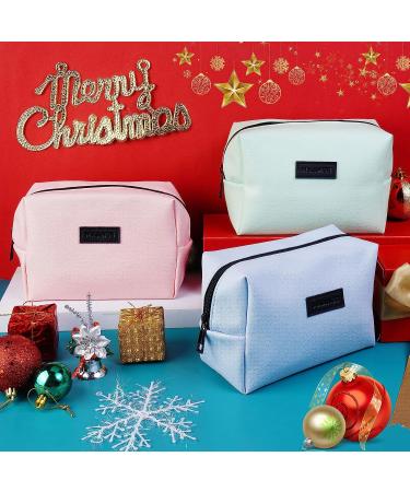 MAANGE Small Green PU Leather Makeup Bag for Women | Travel Cosmetic Pouch with Zipper | Portable & Versatile - Buy Online on SooperMarket.com