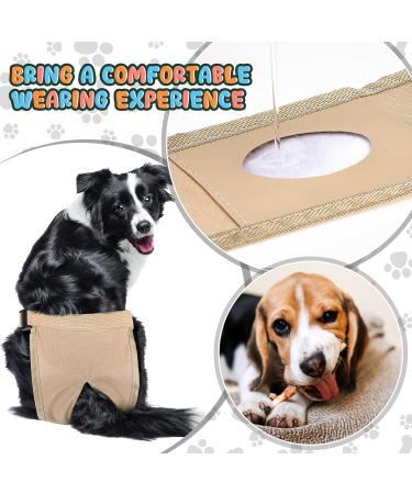 3 Pack Dog Trousers & Diapers for Bitches - Adjustable Washable Protective During Heat & Bleeding - Buy Online on SooperMarket.com