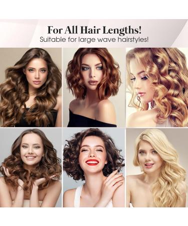 Hair Curler Automatic Curling Iron: 1.1inch Waver Hair Tool with 30s Instant Heat - Rotating Curling Wand Black - Buy Online on SooperMarket.com
