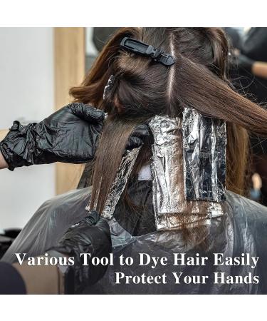 Zuimei 20 Pcs Hair Dye Tools Kit - Hair Colouring Beauty Salon DIY Set with Bowl, Brush, Gloves & Clips - Buy Online on SooperMarket.com