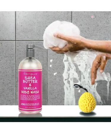 Renpure Shea Butter Body Wash Vanilla - Deep Moisturizing 24Oz (Pack of 3) | Gentle Body Soap for Women | Nourishing & Sweetly Scented - Buy Online on SooperMarket.com