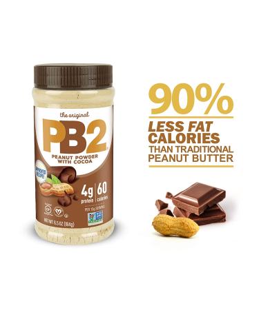 PB2 Powdered Peanut Butter with Chocolate - 6.5 oz (Pack of 2) - Buy Online on SooperMarket.com