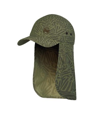 Buff Kids Cap Bimini One Size Stony Brindle Brown