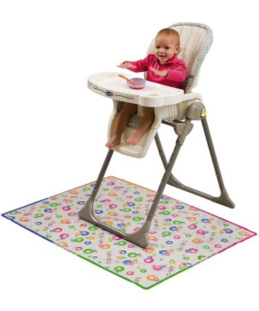 Mommy's Helper No Mess Splat Mat - Printed | Waterproof Baby Floor Protector - Buy Online on SooperMarket.com