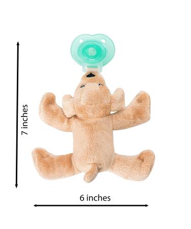 Nookums Retriever Paci-Plushies - Detachable Pacifier Holder for All Ages - Rufus the Retriever Plush Toy - Buy Online on SooperMarket.com