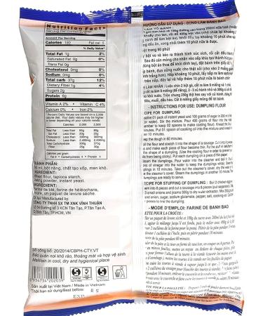 Vinh Thuan VT Asian Dumpling Flour Bot Banh Bao 2 Pack of 400g Traditional Vietnamese Chinese Rice Dumpling Bun For Meat Vegan Halal Recipes - Buy Online on SooperMarket.com