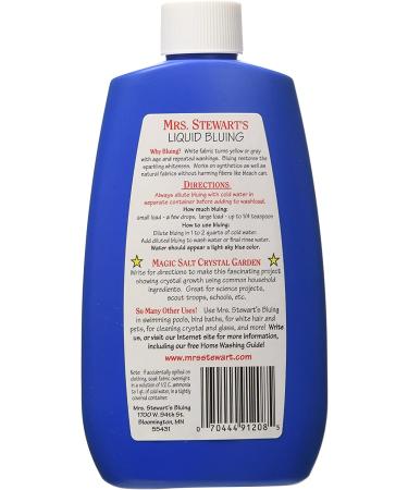 Mrs. Stewart's Concentrated Liquid Bluing - 8 fl oz (Pack of 1) - Buy Online on SooperMarket.com