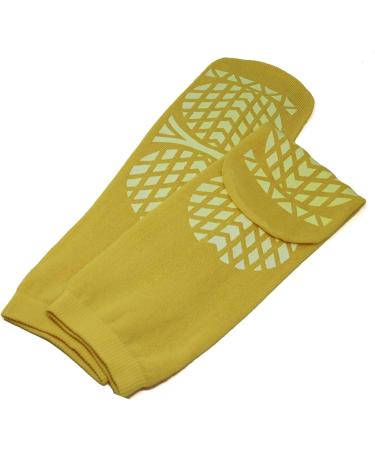 Secure Step 3X-Large Yellow Non Slip Safety Socks - 6 Pair Double-Sided Tread - Buy Online on SooperMarket.com