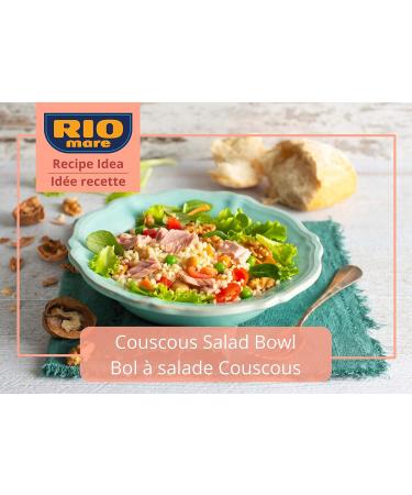 Rio Mare - Insalatissime Tuna Salad - Couscous and Light Tuna - Ready to Eat Salad High in Protein No Preservatives 160g Couscous Salad - Buy Online on SooperMarket.com