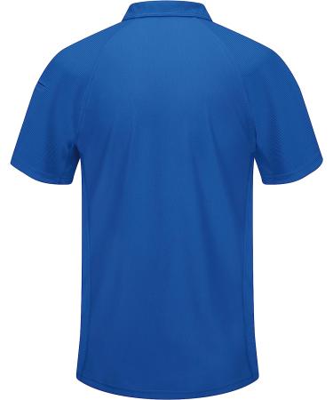 Red Kap Men's Big & Tall Active Performance Polo Shirt - 4XL, Royal Blue - Buy Online on SooperMarket.com