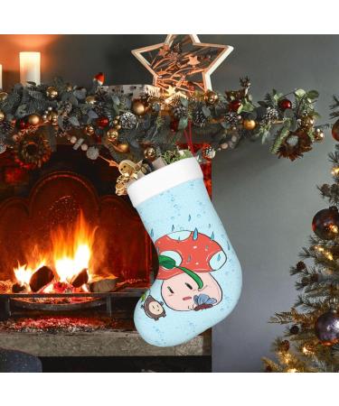 YYHHAOFA Sunflower Seeds and Mushroom Prints Christmas Decorative Stockings : Soft Light and Tactile Suitable for Christmas Holiday Party - Buy Online on SooperMarket.com