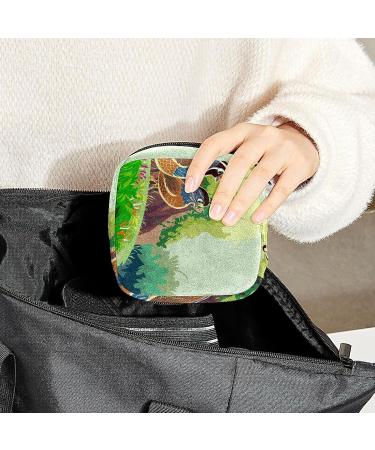 Anna Cowper Quail Sanitary Napkin Storage Bag | Menstrual Cup Pouch | Nursing Pad Holder | Tampon Bag | Portable Period Pouch for Women & Teen Girls - 1pc Multi-colored - Buy Online on SooperMarket.com